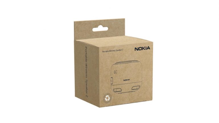Nokia portable Wireless Speakers 2 packaging