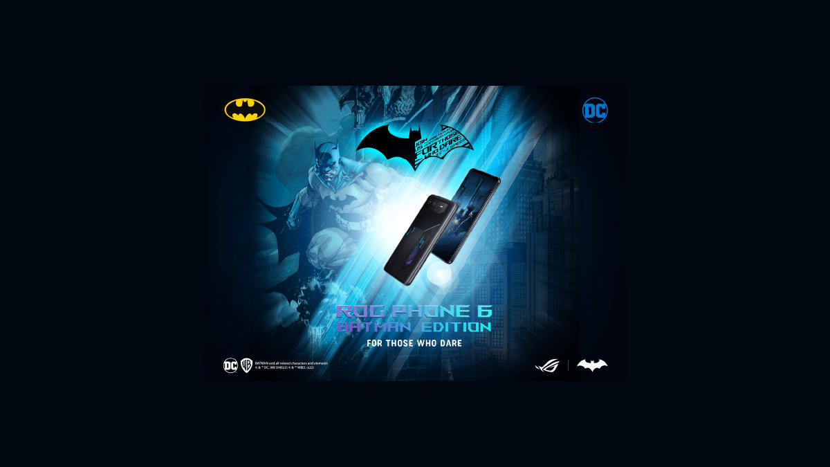 ROG Phone 6 BATMAN Edition Unveiled with Custom Batman-themed Accessories