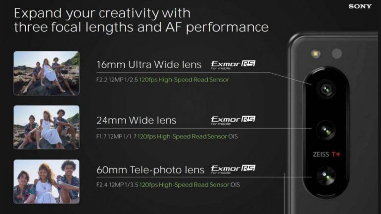 Sony Xperia 5 IV Camera Specs