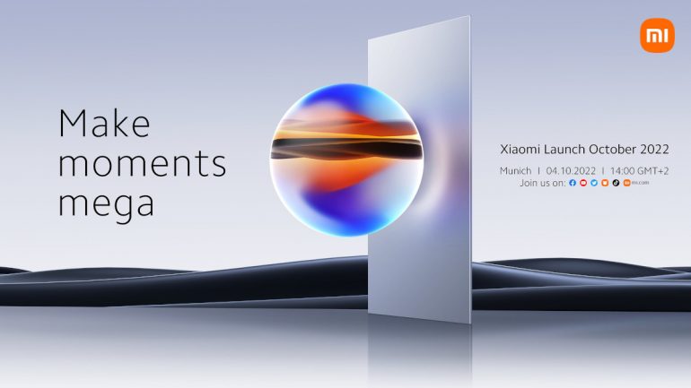 Xiaomi 12T series - launch date poster