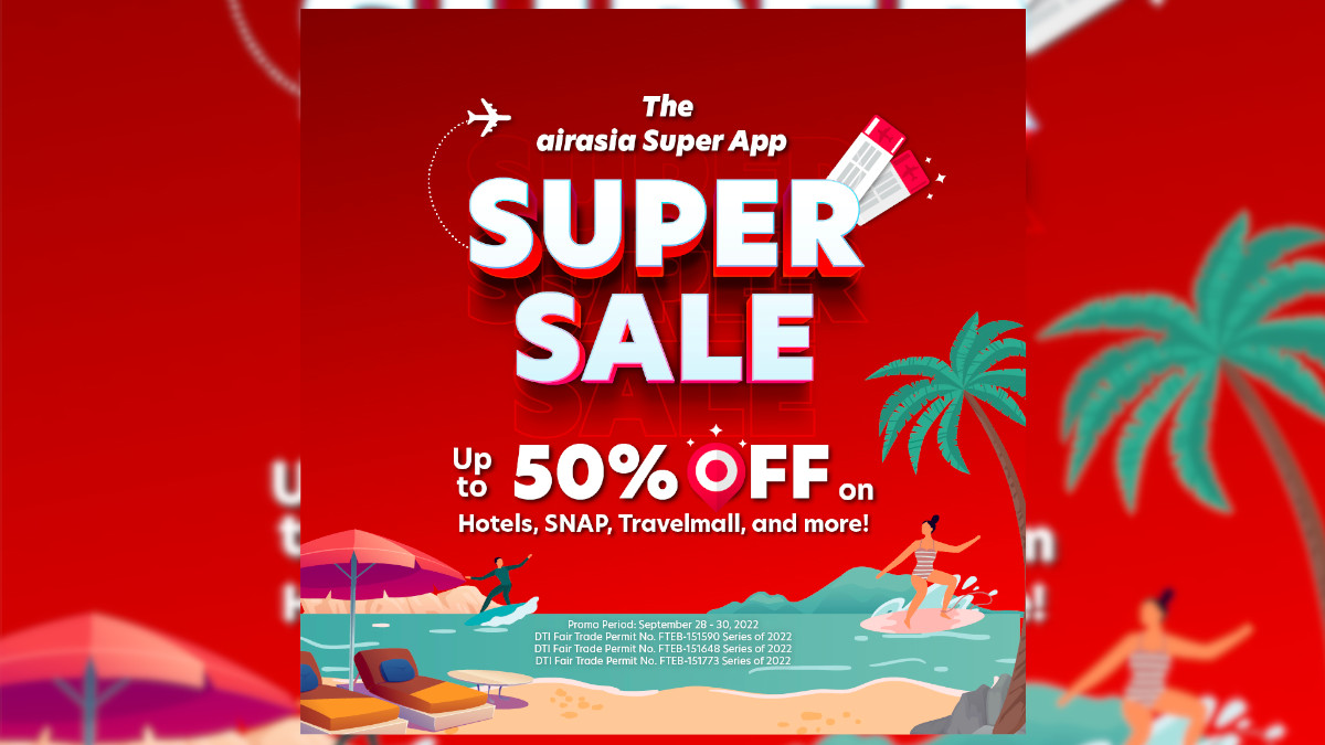 Welcome the BER months with Up to 50% Off During the airasia Super App Super Sale