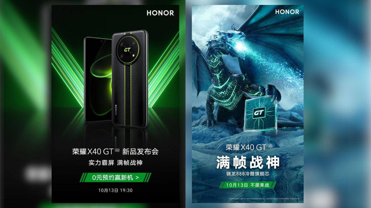 HONOR X40 GT to Launch in China on October 13