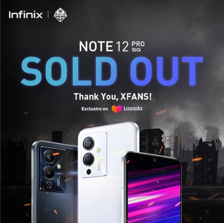Infinix NOTE 12 Pro 5G - sold out Lazada-2