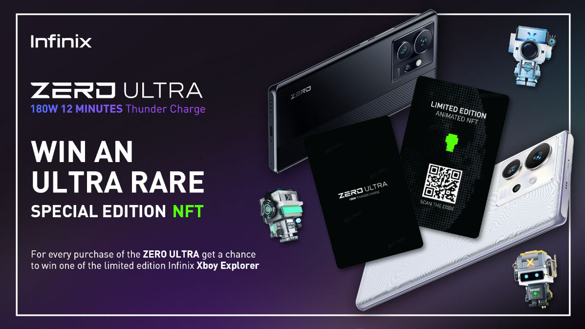 Get a Chance to Win an Infinix XBOY EXPLORER NFT with the ZERO ULTRA