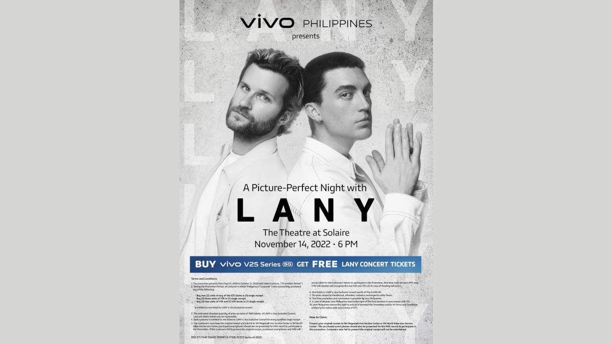 Get a Chance to Win Tickets to vivo Philippines’ Exclusive LANY Concert at Solaire