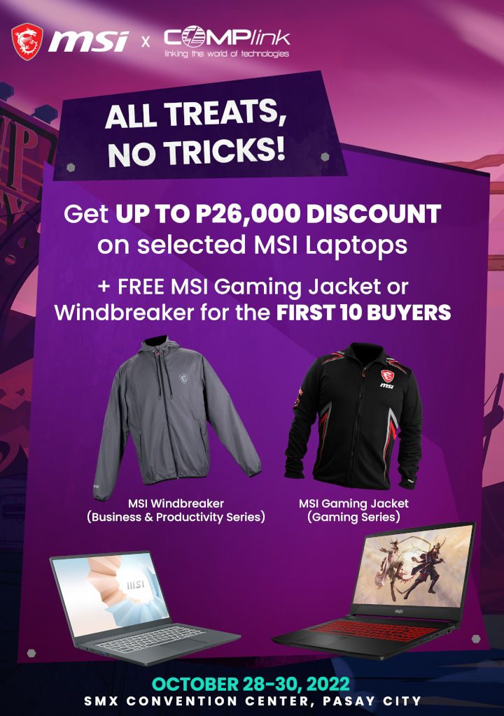 MSI Gaming - laptop promo - Complink