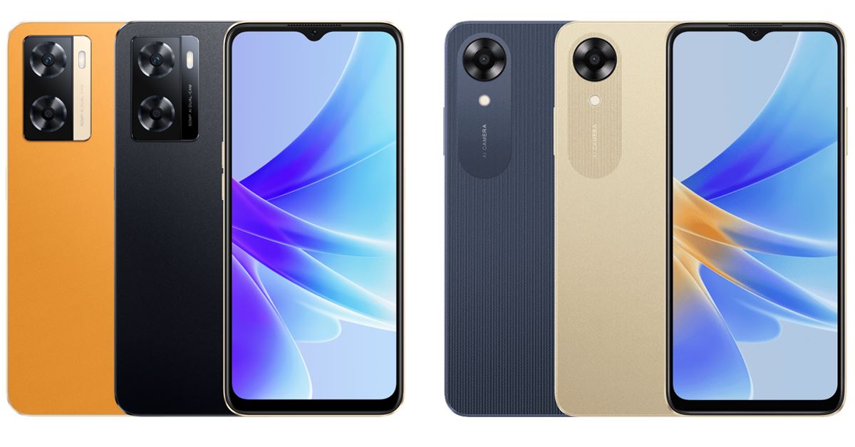 OPPO A77s and A17k