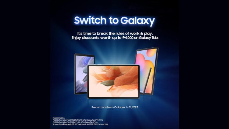 Samsung Tab switch to galaxy trade in