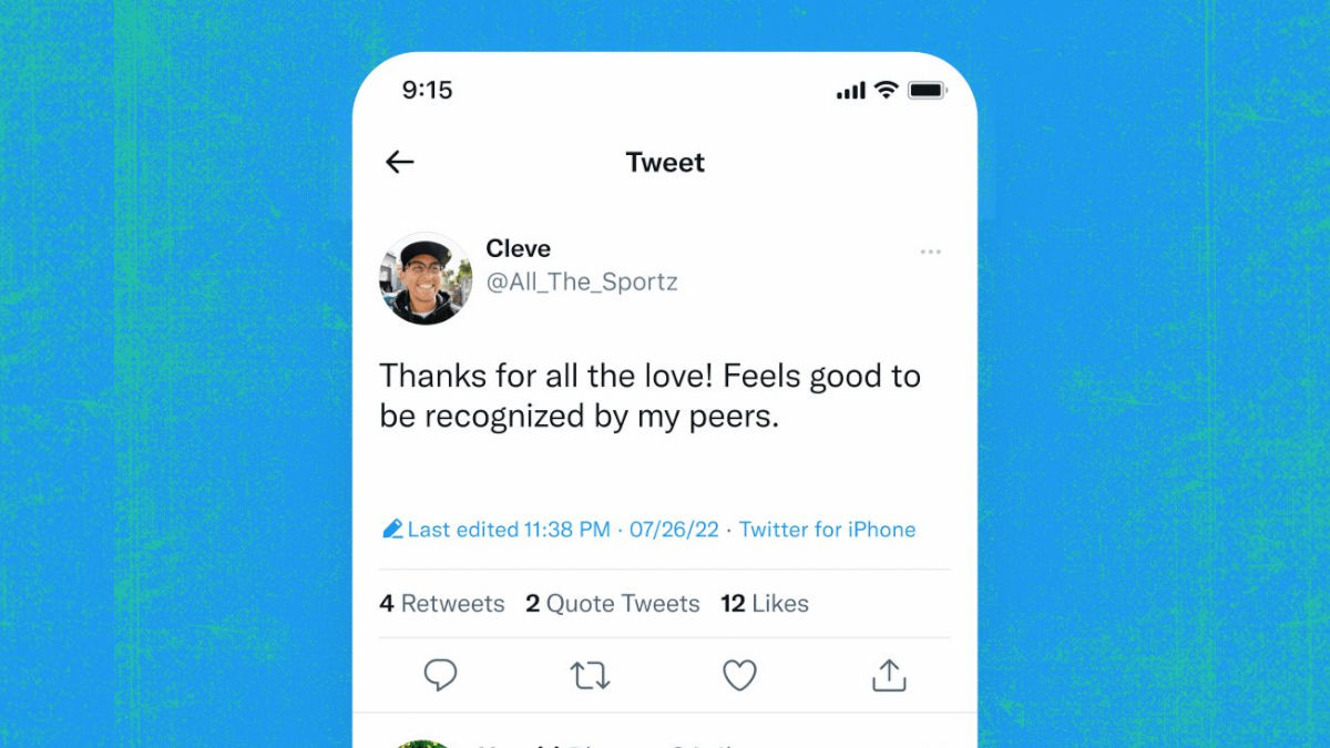 Twitter Blue Subscribers Can Now Edit Their Tweets