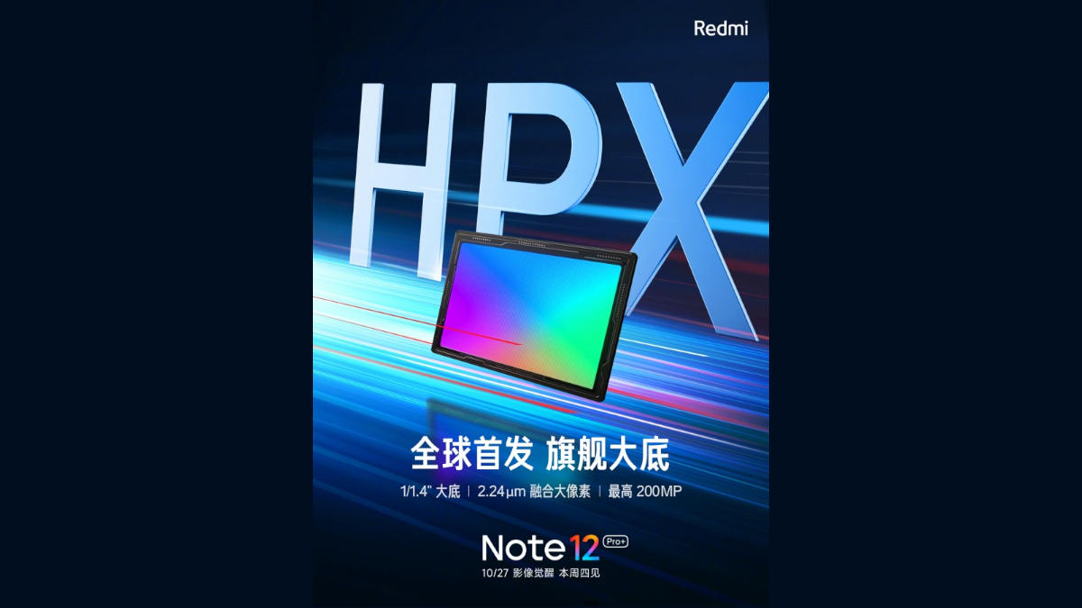 Xiaomi Redmi Note 12 Pro+ Will Introduce Samsung’s ISOCELL HPX 200MP Camera