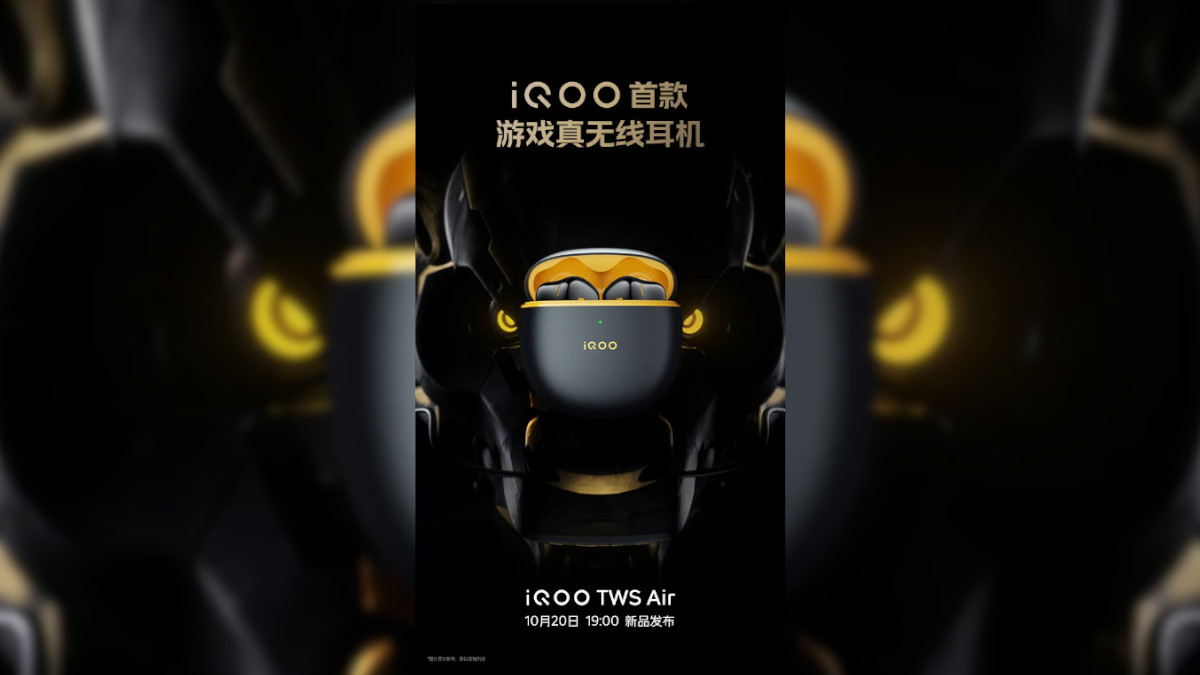 iQOO TWS Air Gaming Earbuds Set to be Announced in China on October 20