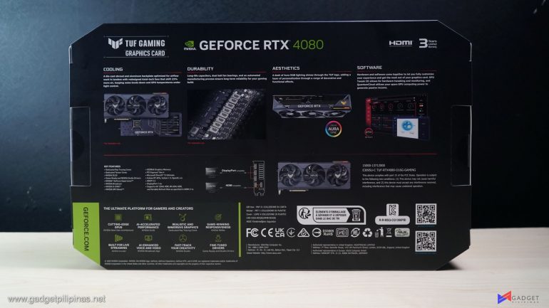 ASUS TUF RTX 4080 Gaming OC Review 005