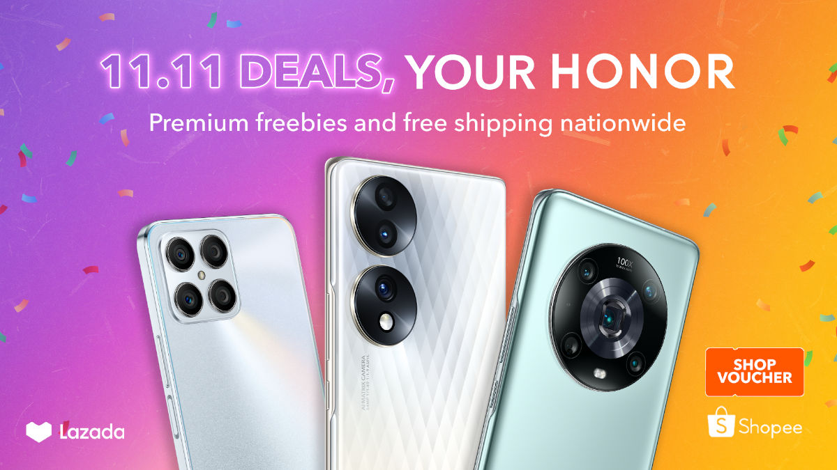 HONOR Joins the Lazada and Shopee 11.11 Sales