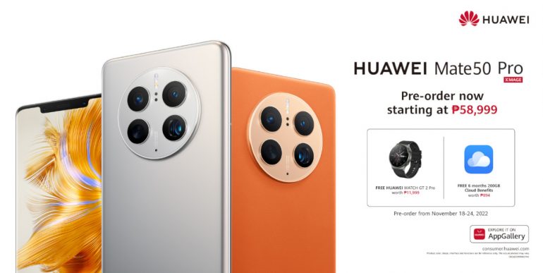 Huawei Mate 50 Pro PH - pre-order poster