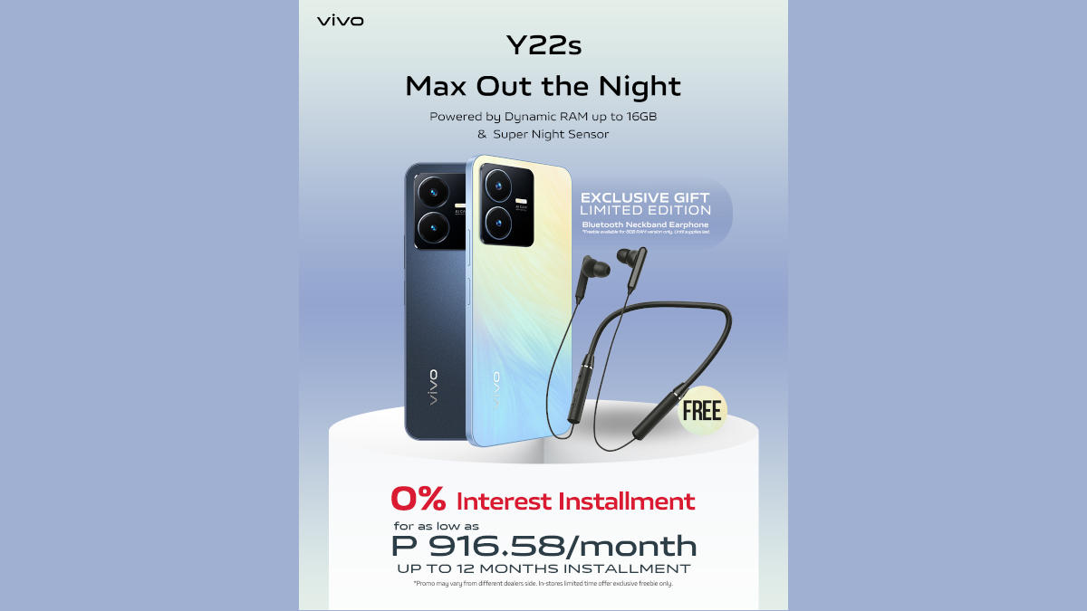 Max Out the Night with the vivo Y22s Home Credit and Credit Card Promos