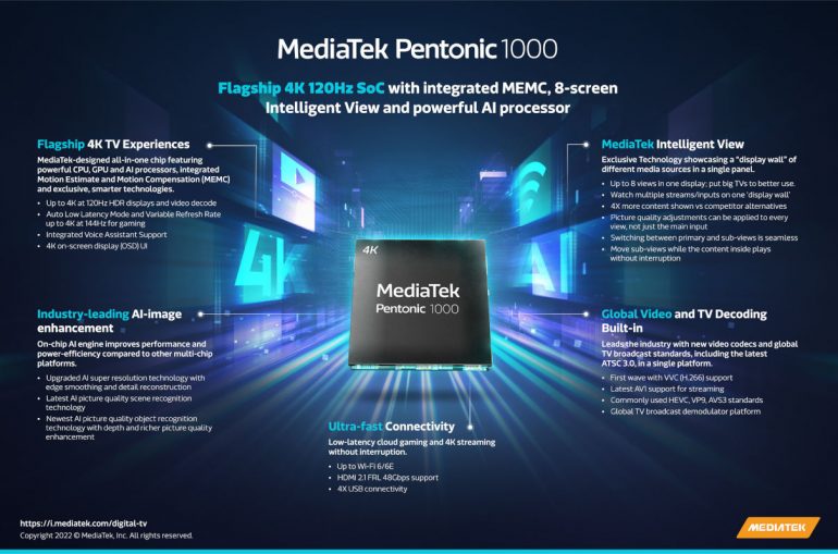 MediaTek Pentonic 1000 - features