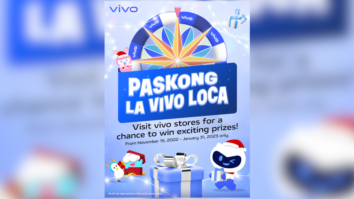 Get a Chance to Win Over 400,000 Prizes worth PHP 189 Million during the Paskong La vivo Loca Giveaway Festival!
