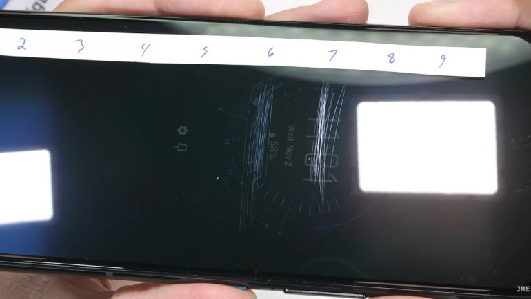 ROG Phone 6 Pro - JRE Durability test - scratch