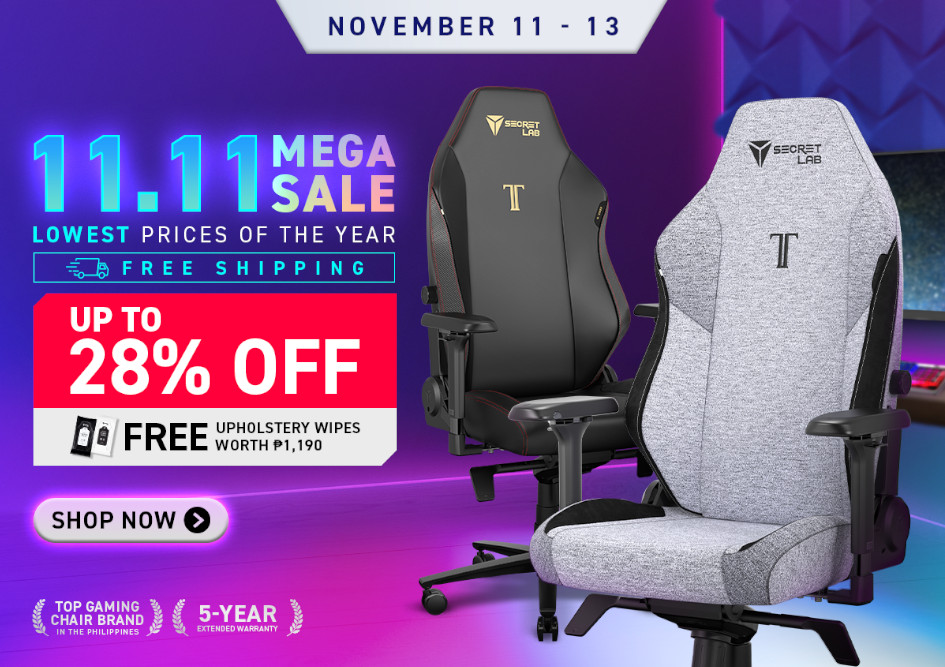 Enjoy Up to 28% Off and Free Delivery on the Secretlab TITAN Evo 2022 this 11.11