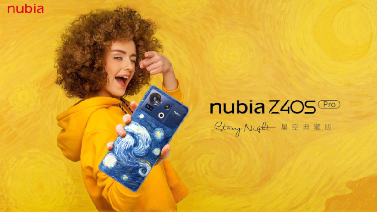 nubia Z40S Pro Starry Night Collector’s Edition Introduced Inspired by Van Gogh’s Starry Night