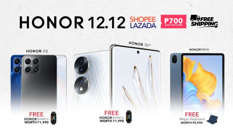 HONOR - Lazada and Shopee 12.12 Sale