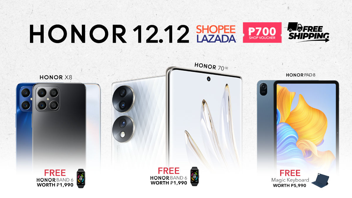 HONOR Announces Exciting Deals During Lazada and Shopee 12.12 Sale