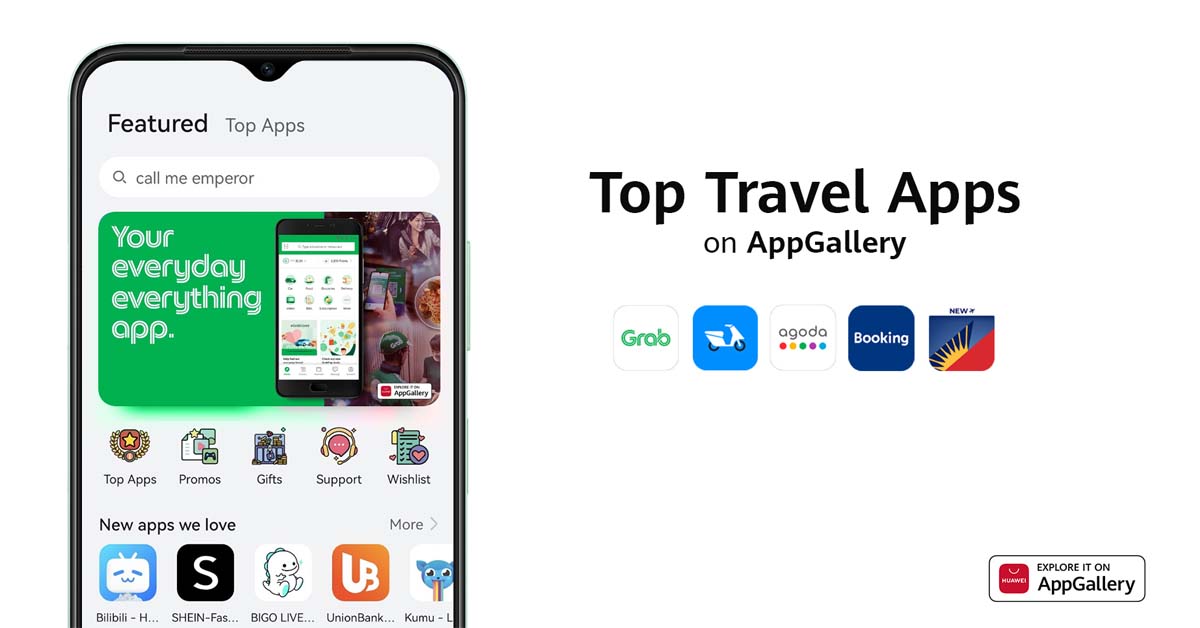 Book Rides, Deliveries, and Flights with these Apps from the Huawei AppGallery