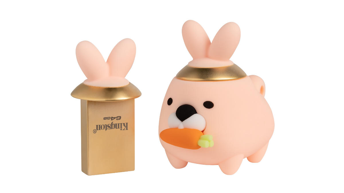 Kingston Launches 2023 Ear-Resistibly Cute Mini Rabbit USB Drive for the Holidays