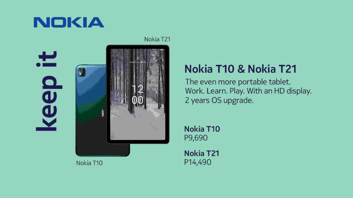 Nokia T10 and T21 Tablets are Here to Boost Your Productivity While Working, Learning, or Playing