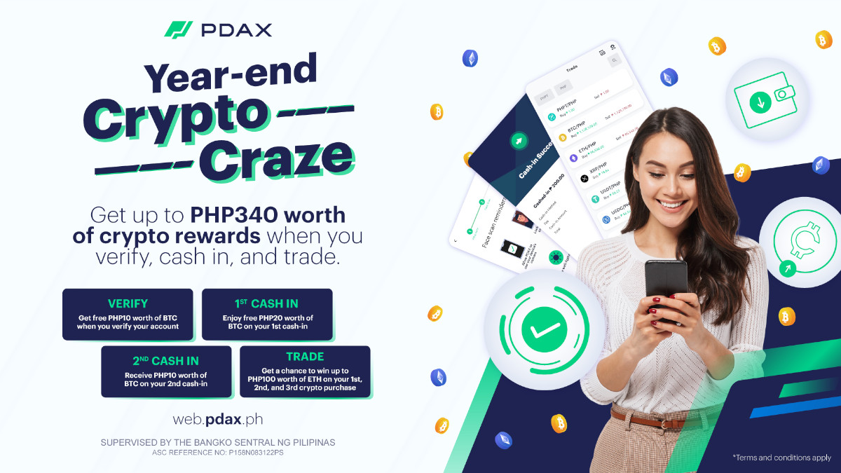 Don’t Miss Out On Free Crypto With the PDAX Year-end Crypto Craze