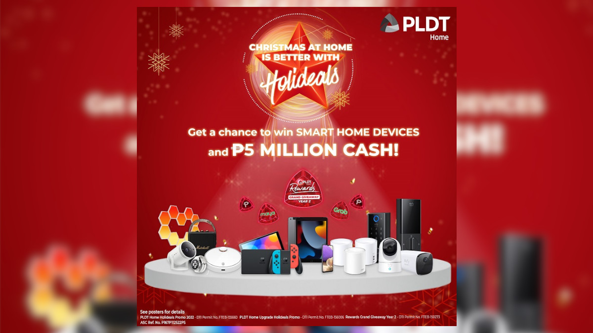 Win Prizes When you Shop This Christmas with PLDT Home Holideals