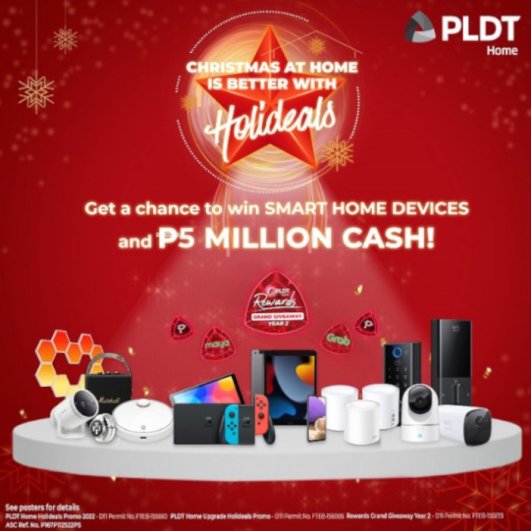 PLDT Home Holideals promo - Christmas - poster