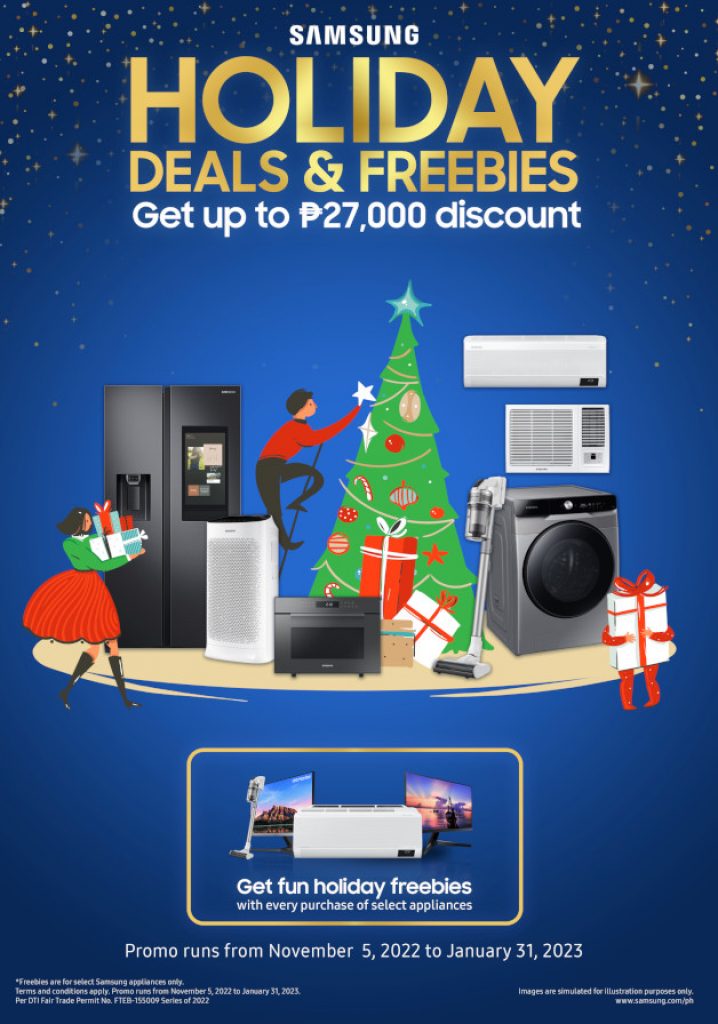 Samsung Digital Appliances Holiday Sale - poster