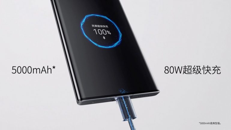 ZTE Axon 40 Ultra Sapce Edition charging support