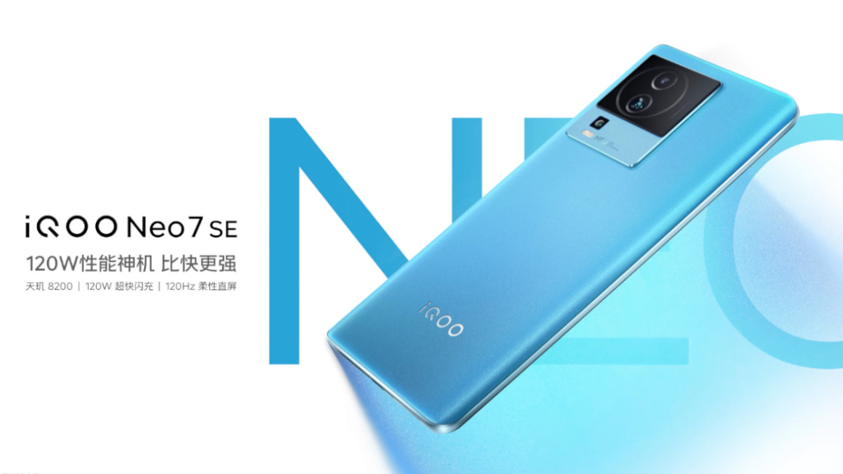 iQOO Neo7 SE introduced in China with Dimensity 8200 Chipset