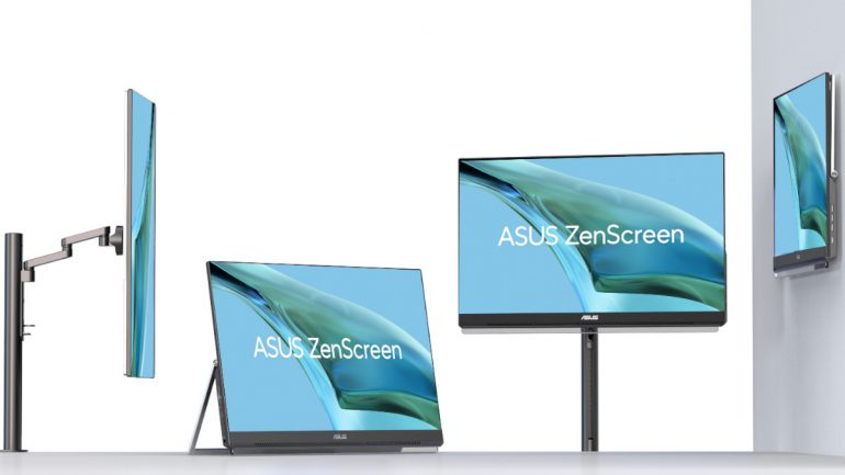 ASUS ZenScreen MB249C - mounting options - CES 2023