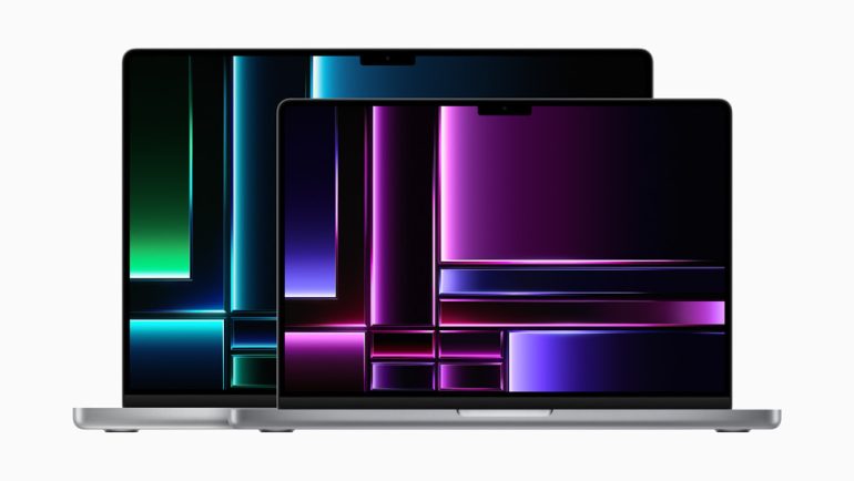 Apple MacBook Pro M2 Pro and M2 Max Front
