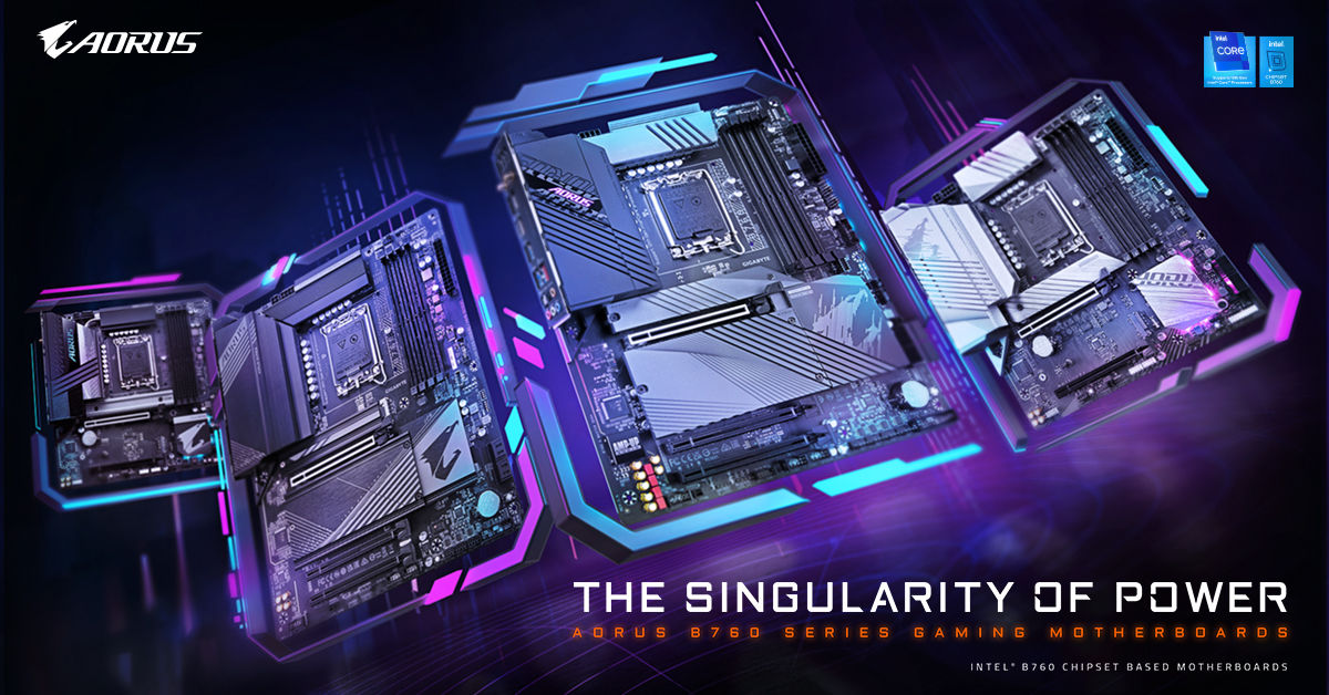 GIGABYTE B760 Motherboards Introduced at CES 2023