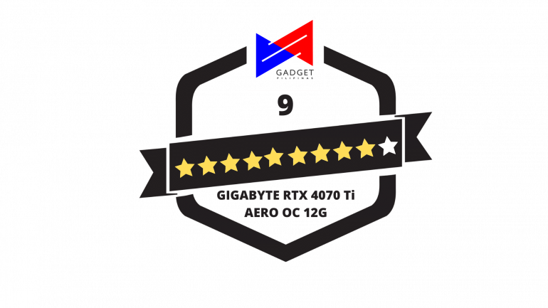 Gigabyte RTX 4070 Ti AERO Review Badge