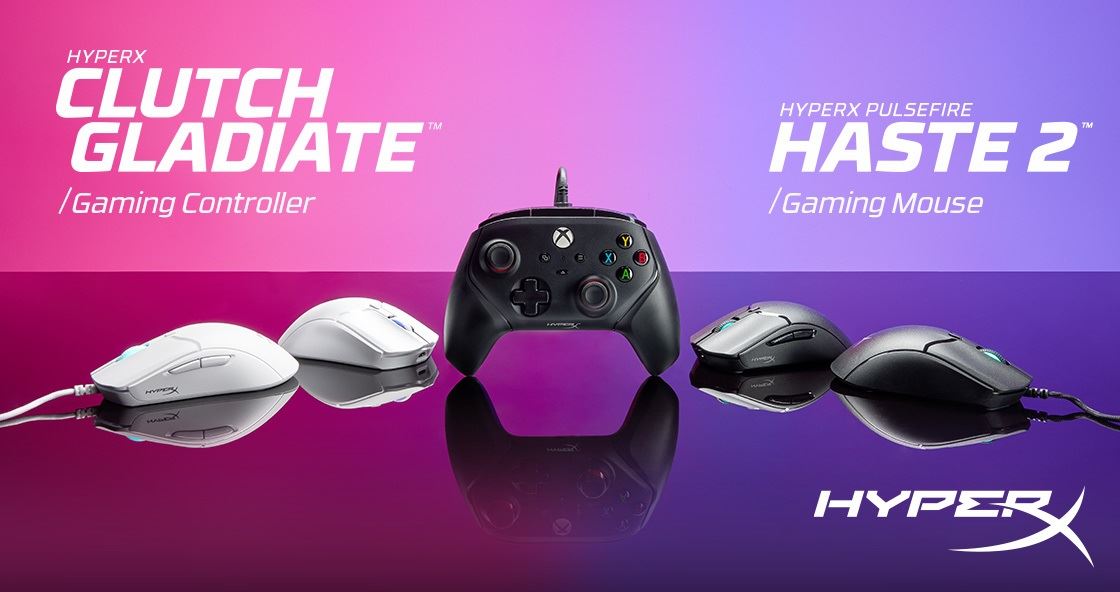 HyperX Unveils Clutch Gladiate Xbox Controller, Haste 2 Gaming Mice and HX3D at CES 2023