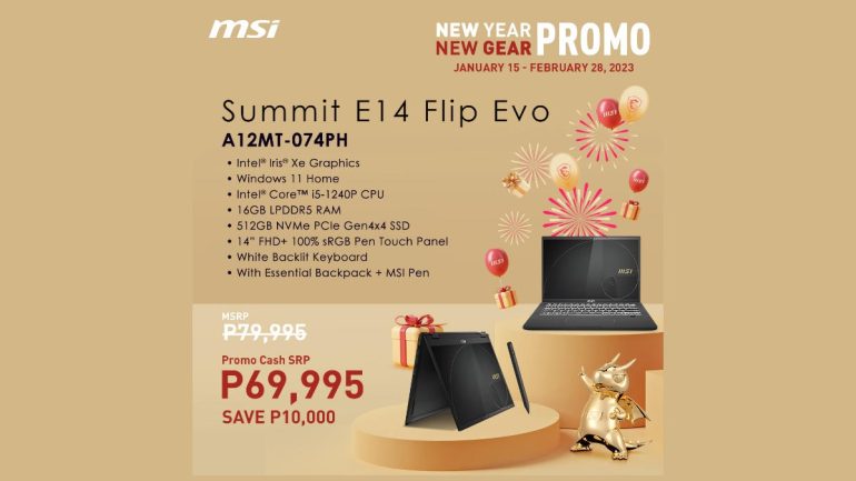 MSI Summit E14 Flip Evo 1