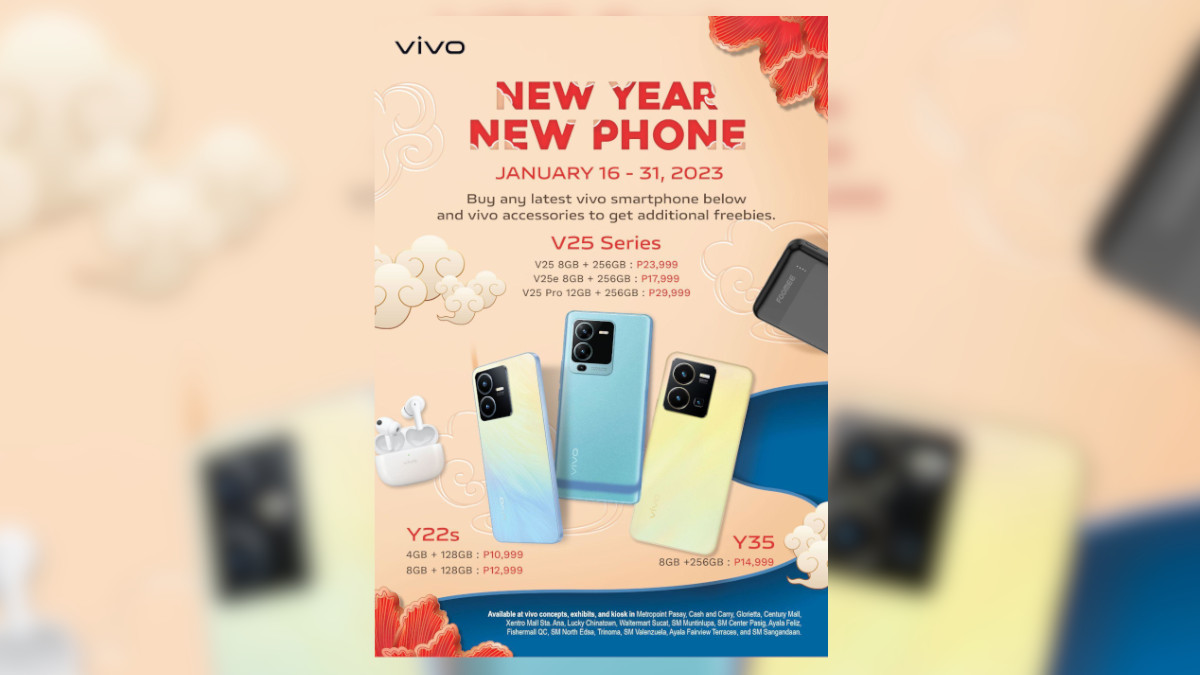 Enjoy Exclusives Freebies with Selected vivo Smartphones to Celebrate 2023