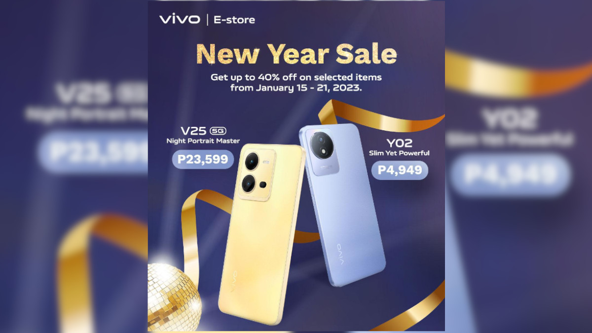 Get More Freebies When You Buy the vivo Y02 and V25 Series from January 15-31, 2023