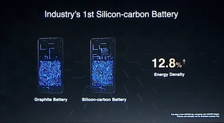 HONOR - silicon-carbon battery - 1