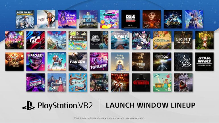 PlayStation VR2 launch window