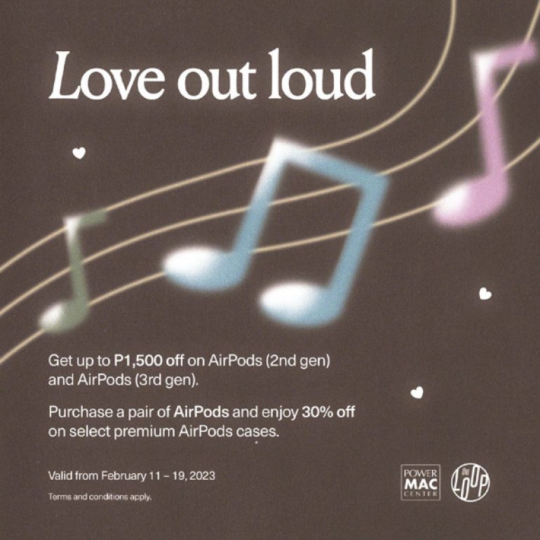 Power Mac Center - Valentine's Day promos - AirPods
