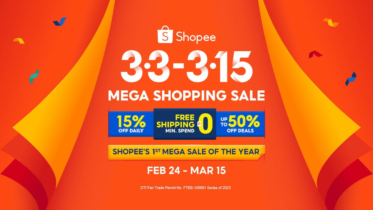 Shopee Launches 3.3-3.15 Mega Shopping Sale