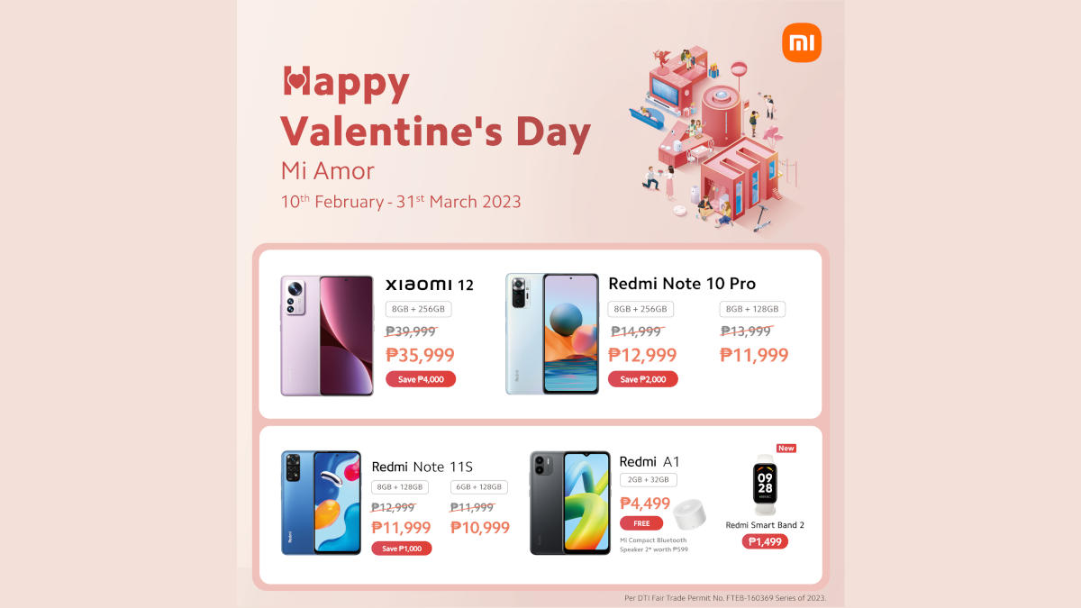 Give Love on Valentine’s Day with the Xiaomi Mi Amor Promo