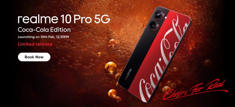 realme 10 Pro 5G Coca-Cola Edition - launch date - reveal