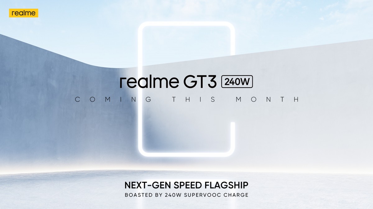 realme GT3 Coming This Month with 240W Charging Capability